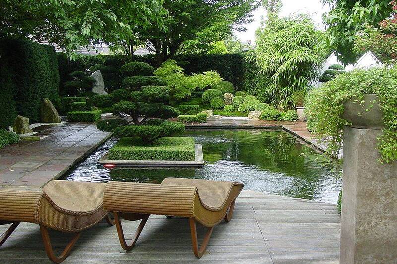 Đem phong cách Á Đông đến sân vườn của ngôi nhà