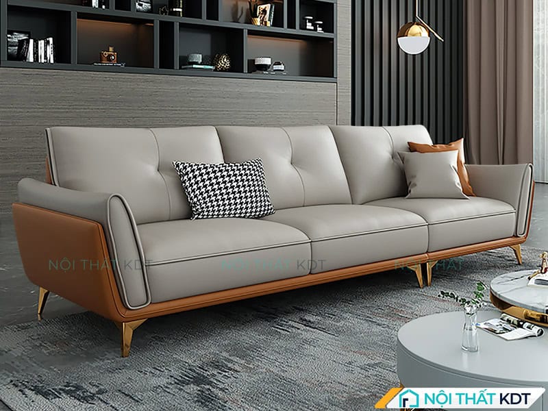 Chọn đúng chất liệu da để sofa luôn bền đẹp theo thời gian.